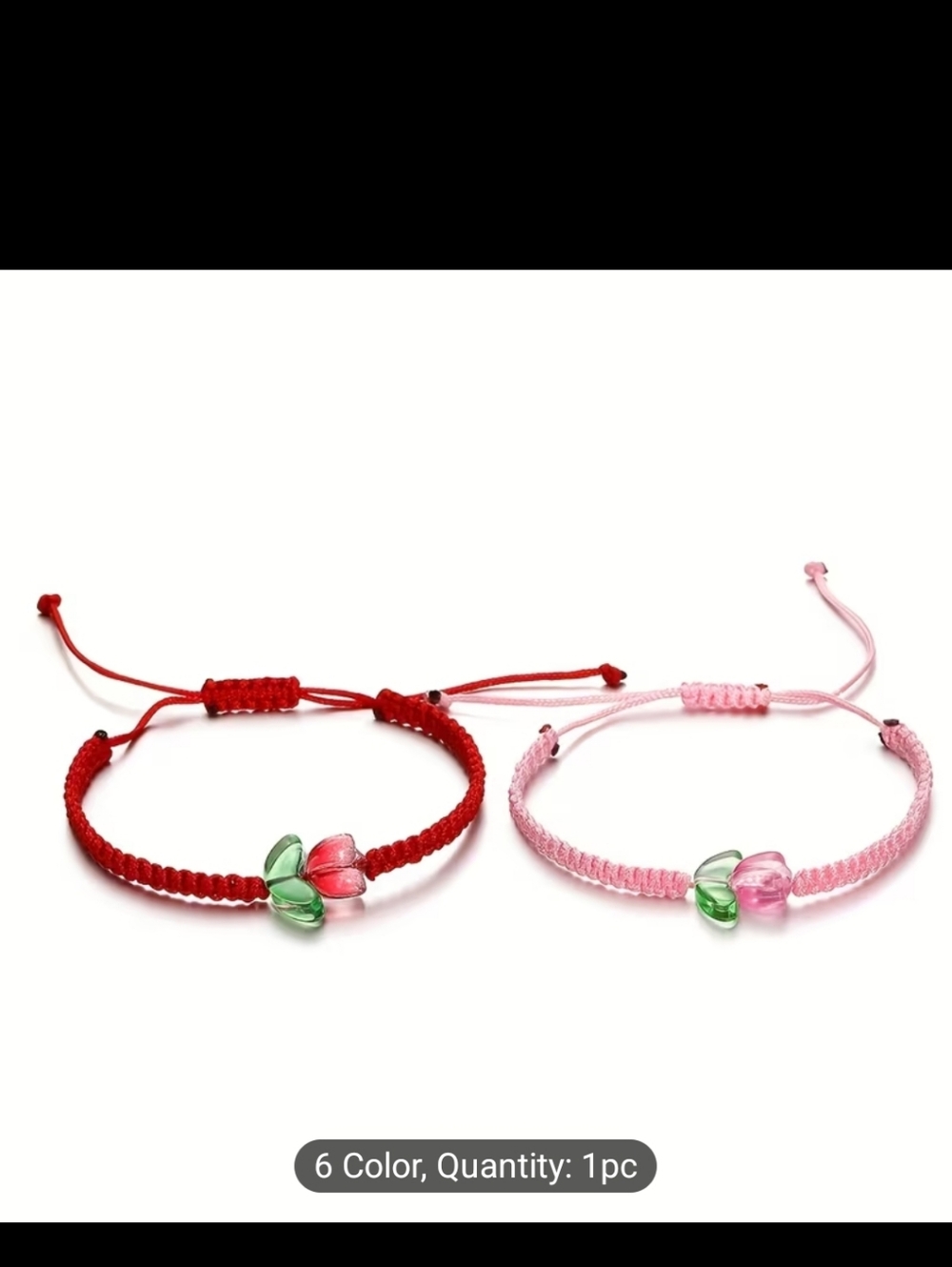 Tulip Pull Cord Bracelets